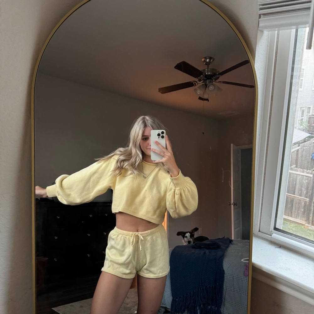 Princess Polly Light Yellow Lounge Set